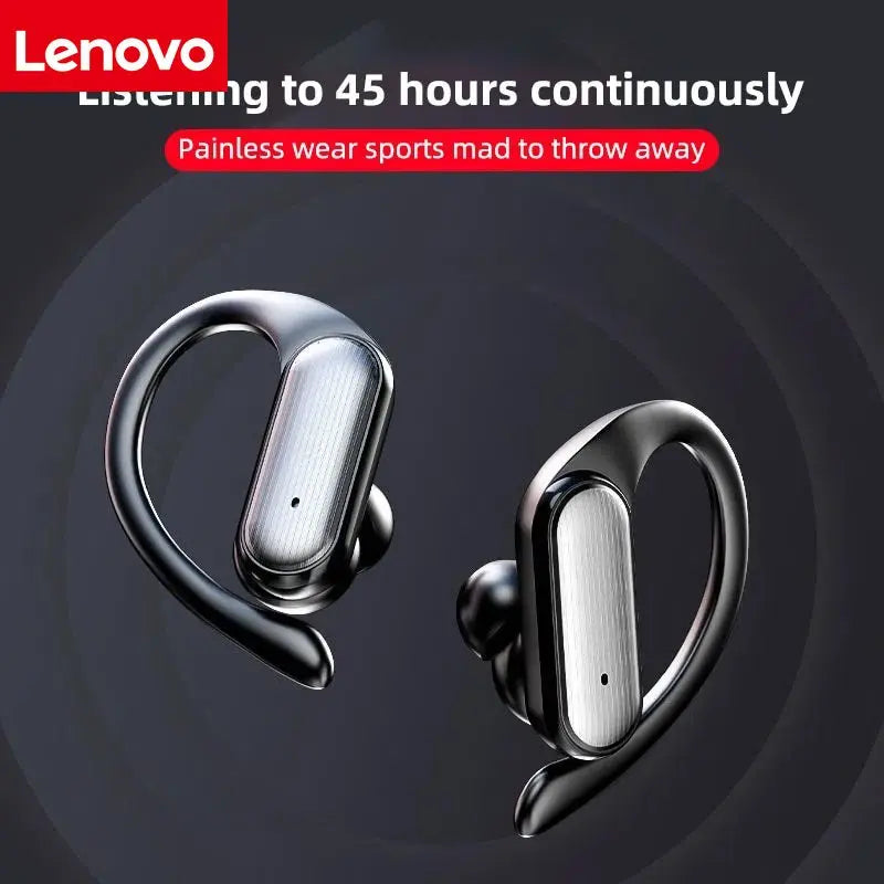 Lenovo A520 Wireless Bluetooth Earbuds Mini Touch Control Headphones HD Stereo Sound Built-in LED Light Portable Earphones