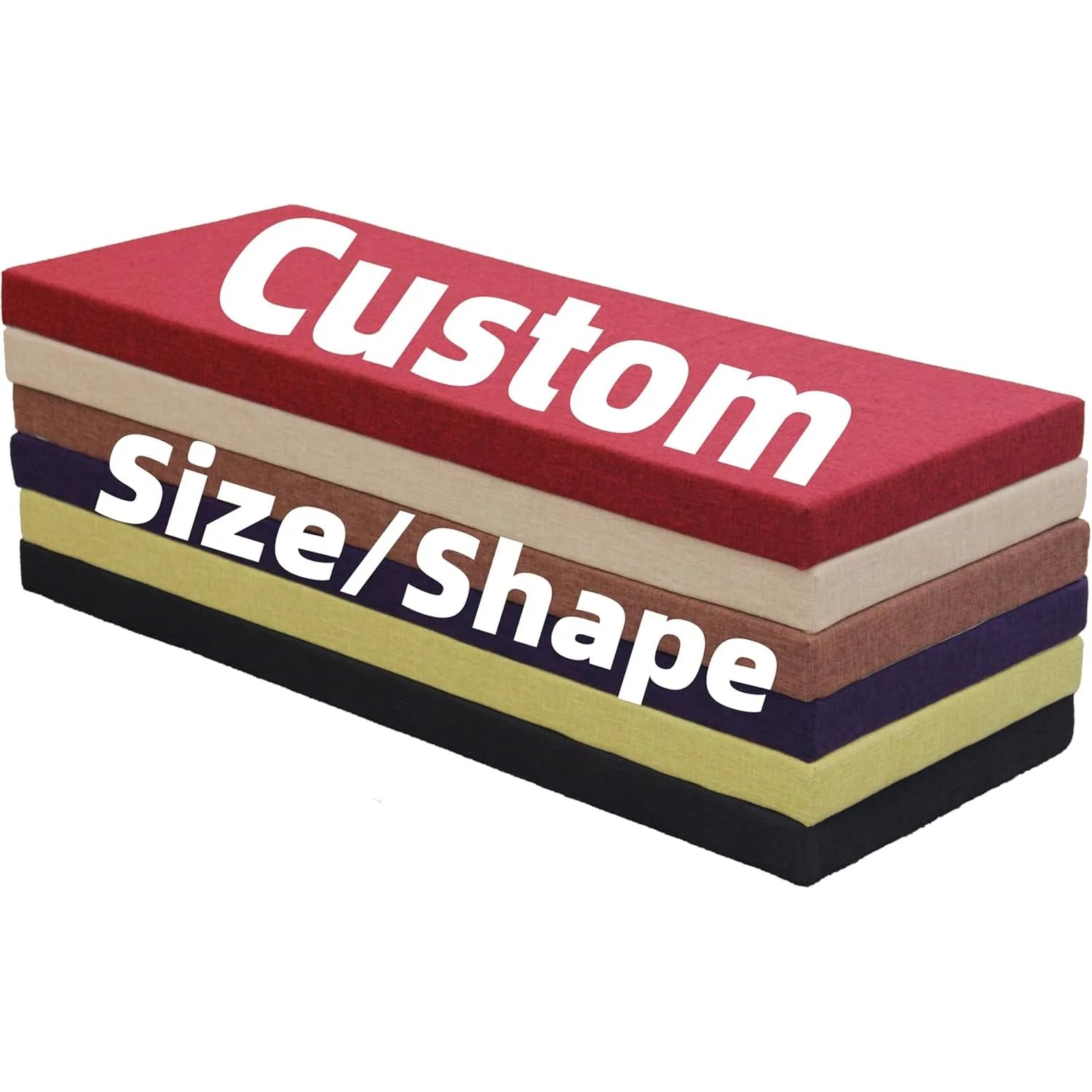 5cm Custom Bench Cushions Chair Seat Sofa Pillow Seat Bay Window Decorative Cushion for Sofas Garden Bench Seat Swing Backseat