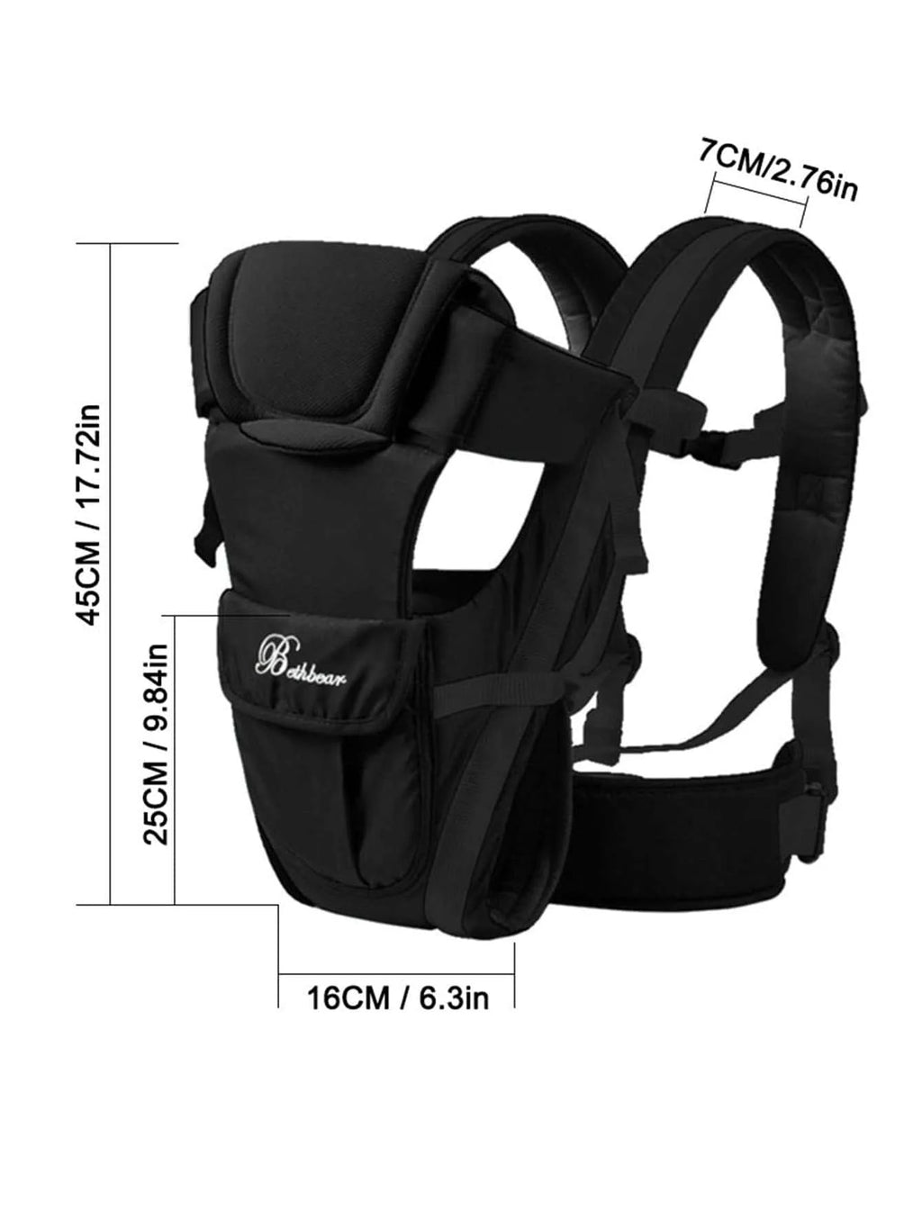 Baby Carrier for Newborns & Toddlers – Ergonomic Hands-Free Design