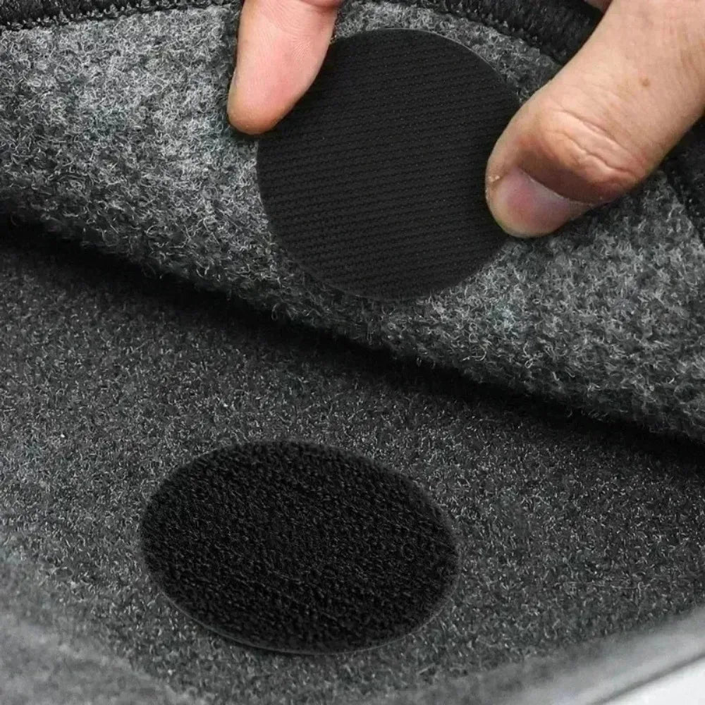 20pcs Foot Mats Fixed Sticker Magic Magic Sticker Car Adhesive Backing Strong Double-sided Adhesive High Viscosity Non-marking