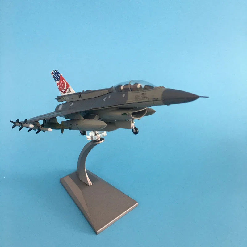 JASON TUTU 1/72 Scale Alloy Model Diecast Singapore F16D Fighter Collect Gifts
