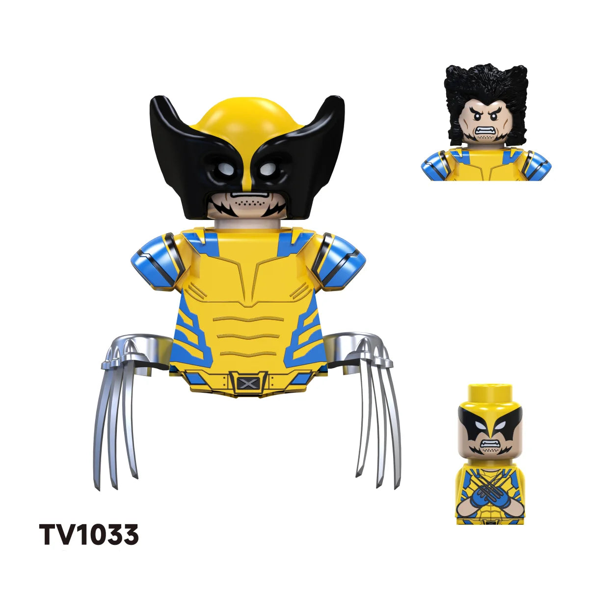 Blind Box Mini Building Blocks TV6203 Figures Big Goblin Spiderman Iron Man Venom Captain Hawk Deadpool Armor Christmas Gift Toy