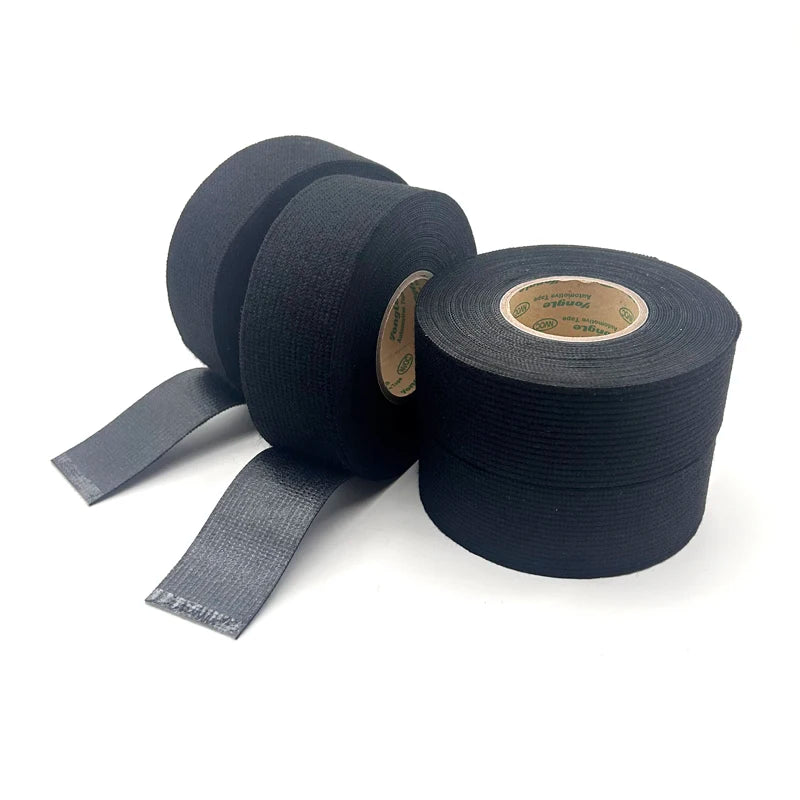 Width 9mm/19mm/25mm/32mm 15 Meter High-Density Car Soundproof Velvet Tape | Heat Insulation & Noise Reduction | Strong Adhesion