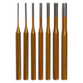 7pcs/set 2/3/4/5/6/8/10mm Cylindrical Punch Chisel Roll Pin Punch Tool Remover Heavy Duty Chisel Cone Punch Watch Repair