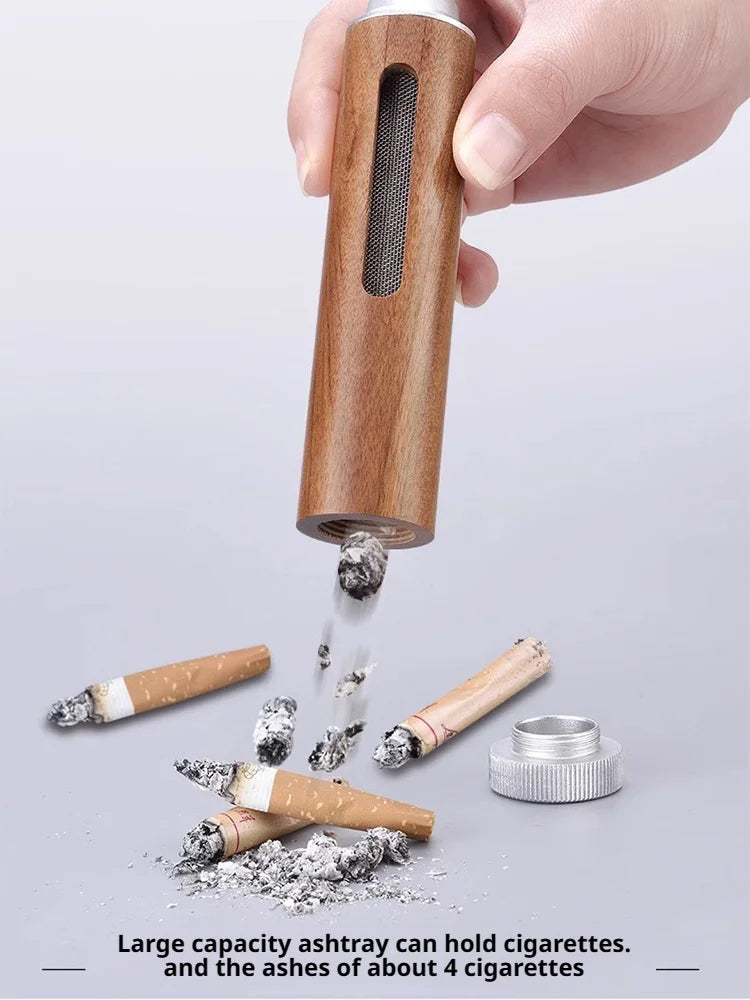 Lazy Man Portable Bulletfree Ashtray Drive Do Not Fall Ash Car Ashtray Smoking Special Cylinder Reusable Portable Ashtray