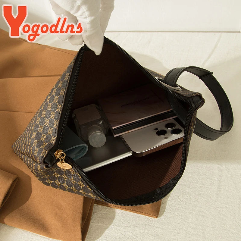 Yogodlns Women Wristlet Bag PU Leather Envelope Bag Shopping Totes Traveling Portable Purse Clutch Wallet Ladies Pattern HandBag