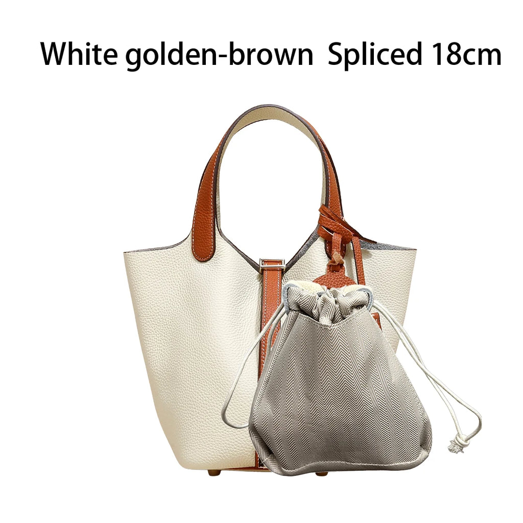 MENDY Women Bags Handbags Bucket Bag 18/22 Big Small Fashion Tote Bag Genuine Leather Luxury Quality Designers Lady Hand Bags