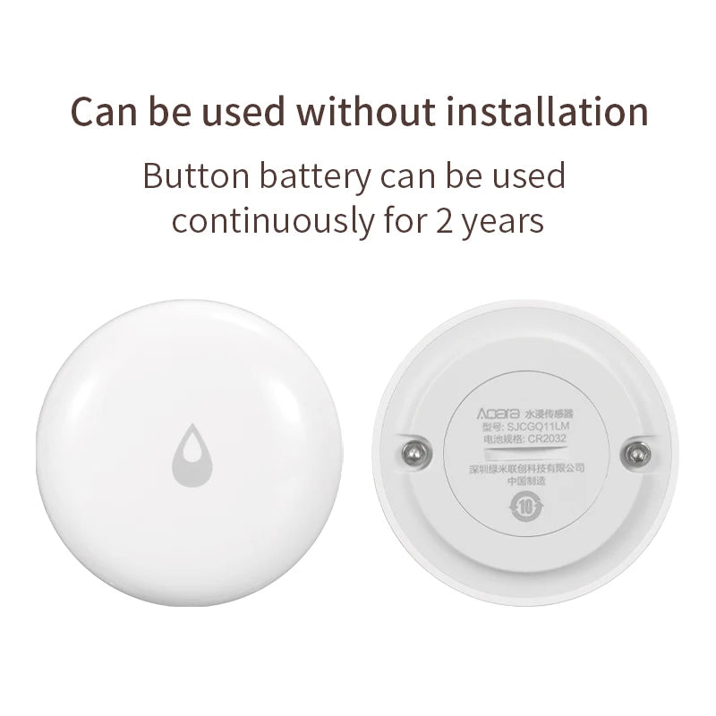 Aqara IP67 Water Leak Sensor Zigbee Immersing Flood Detector Alarm Security Soaking Sensors Work With Homekit Mi Home