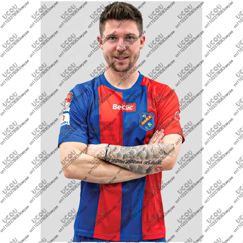 2025-26 P-Poland Mens Kids Boys Breathable Football Jersey Top Adult Home Jersey Soccer Sports Away O-Odra O-Opole Autumn Gift