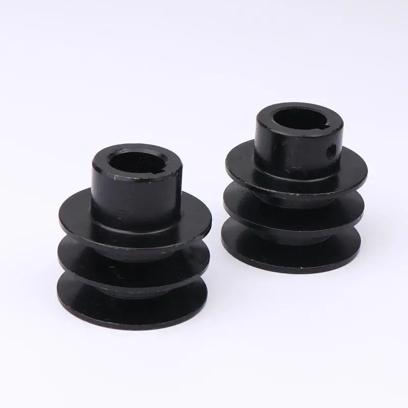New 19/20mm Double Groove Flat Key Shaft V Belt Pulley For 168F 170F Engine Accessories