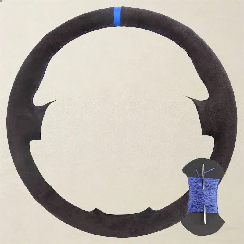 Custom Suede Leather Car Steering Wheel Cover BMW M Sport F30 F31 F34 F10 F11 F07 X1 X2 X3 F20 F21 F25 F32 F33 F36 F39 F48