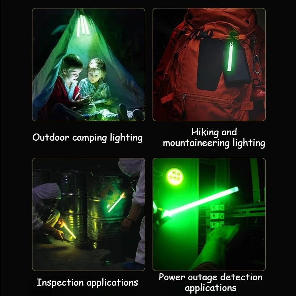 12 Hour Emergency Glow Sticks Bright Light Survival Safety Stick Waterproof Camping Hiking Fishing Power Outage Outdoor Use