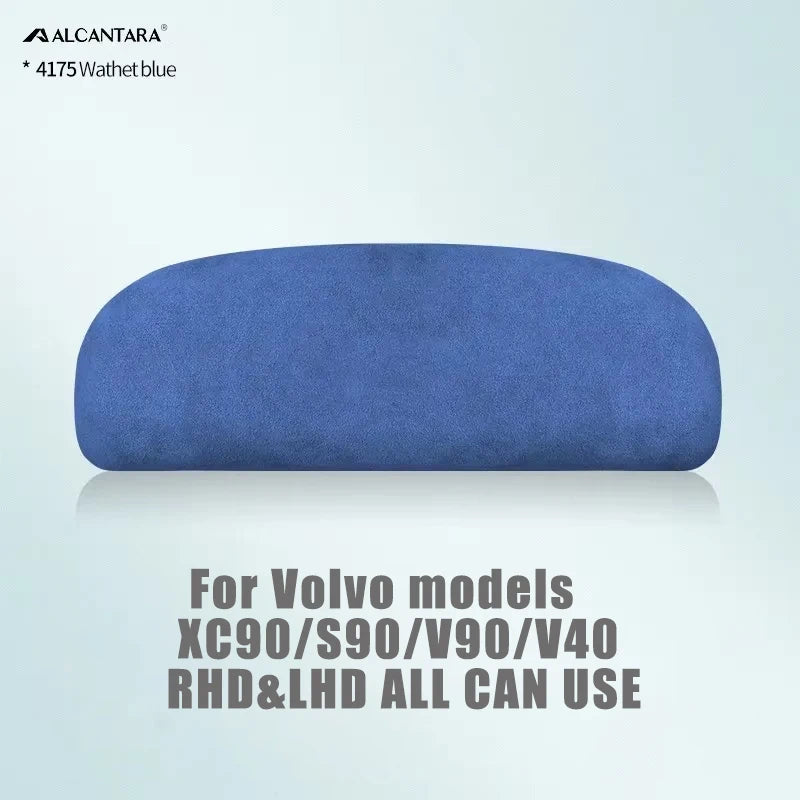 Car Glasses Sun Glasses Case Eyeglasses Box For Volvo XC40 XC60 XC90 S60 S90 V90 Suede Sunglasses Storage Holder Accessrioes