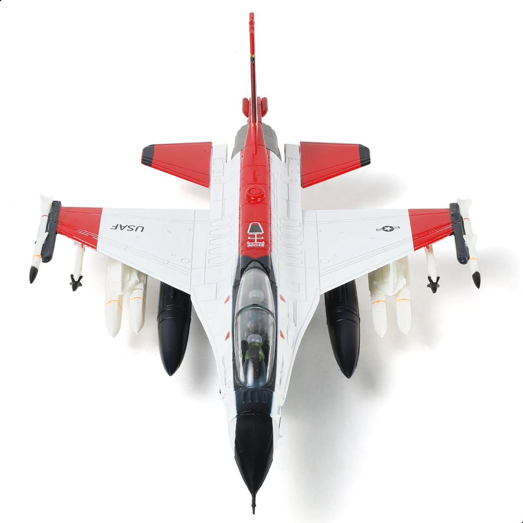 NUOTIE 1/72 F-16D X-62 VISTA USAF Test Pilot School Pre-Built Diecast Model with Stand Collection Gift for Adult