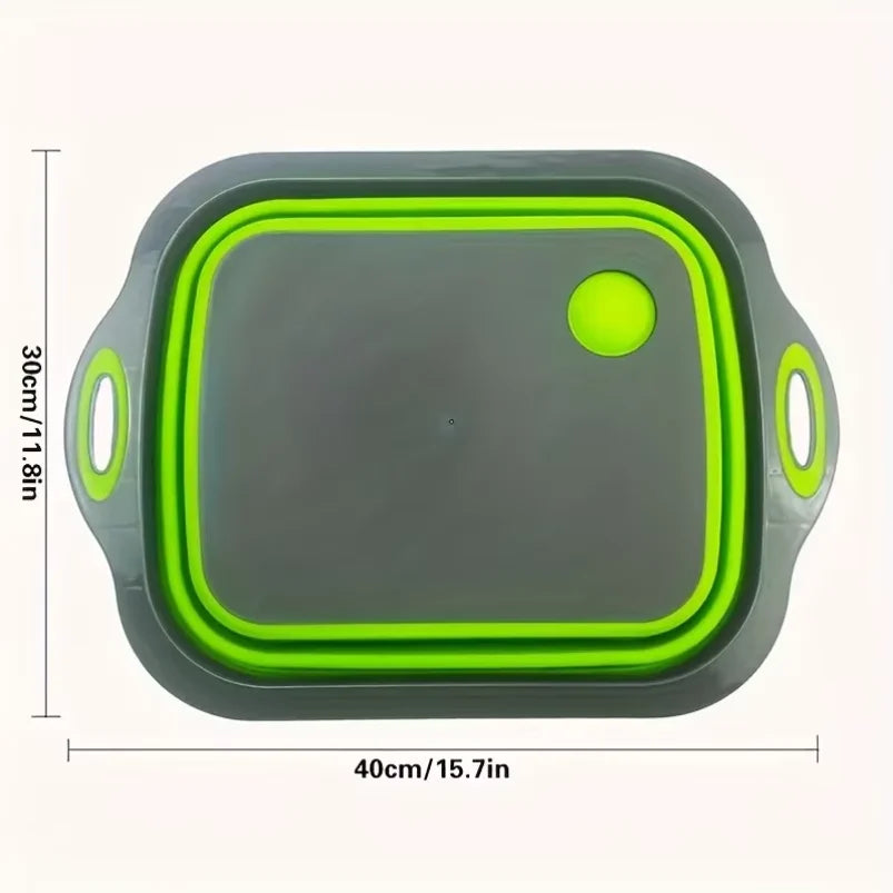 Portable Space Saving Basin with Built-in Sink and Storage Function - Perfect for Outdoor Camping Travel Home Folding Basin
