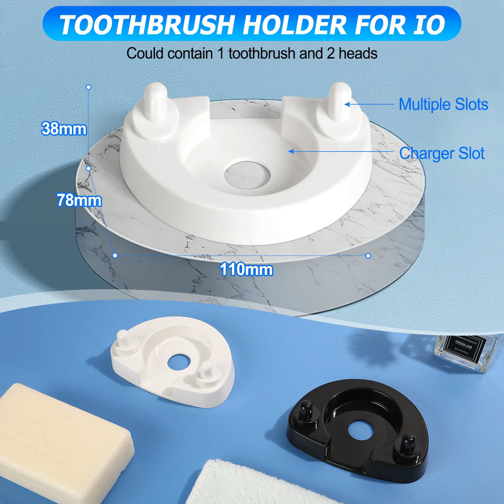 1 Pc Toothbrush Holder for Oral-B IO Electric Toothbrush Stand Toothbrush Storage Rack Tooth Brush Head Holder Charing Base Rack