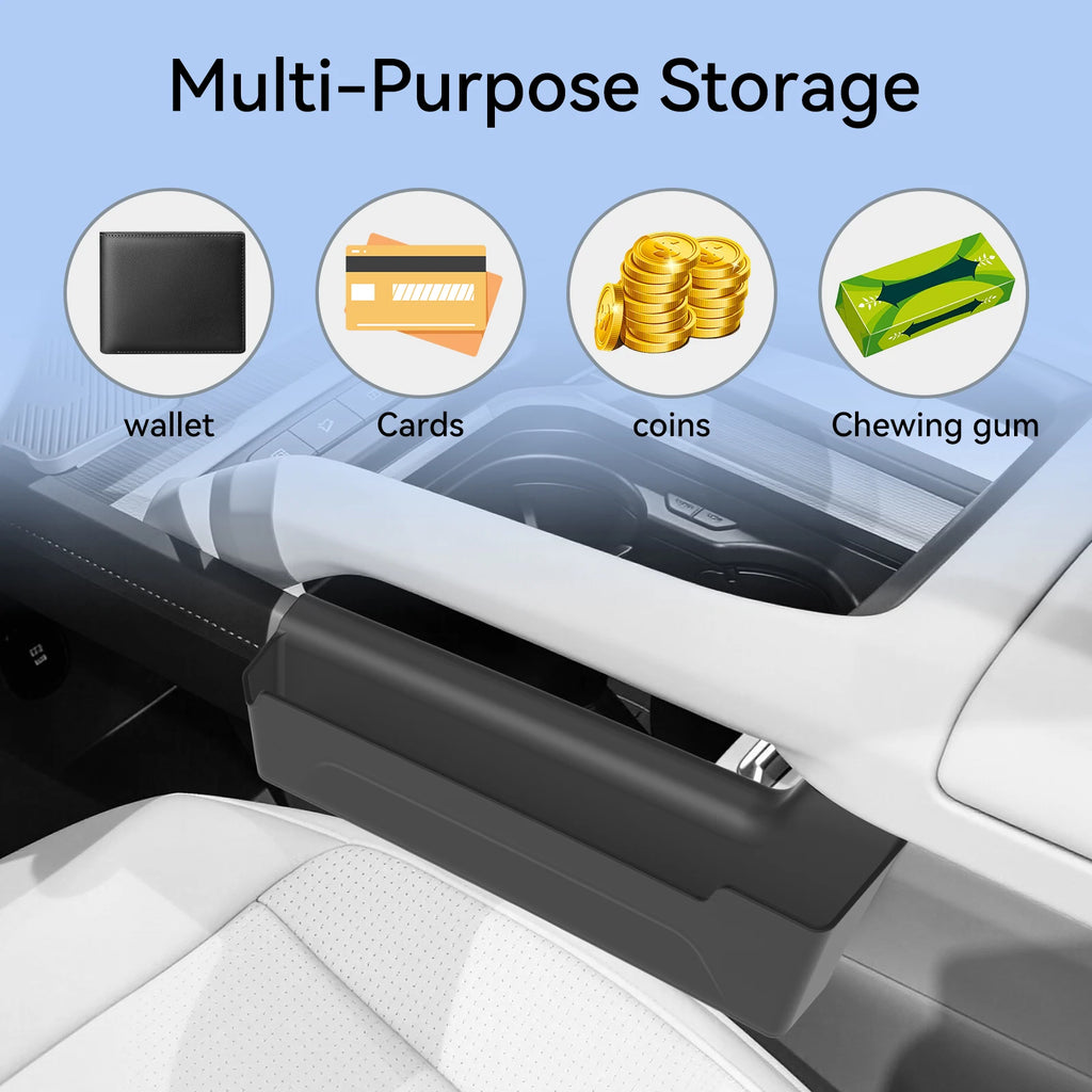 LUCKEASY for Kia Telluride 2027 Car Storage Box Interior Accessories Central Console Both Side Hanging Storage Tidying Case