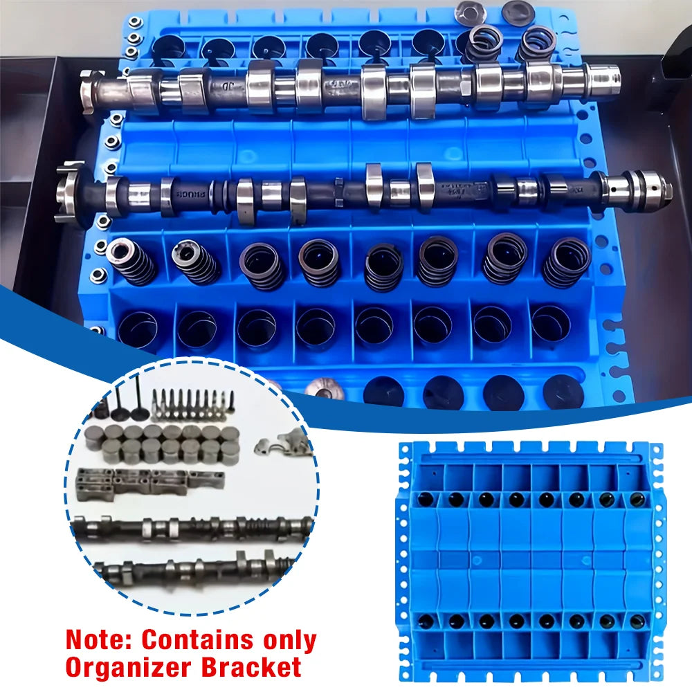 Car Engine Parts Storage Platform Cylinder Head Bolt, Valve Rocker Arm, And Spring Organizing Bracket Engine Parts Storage Table