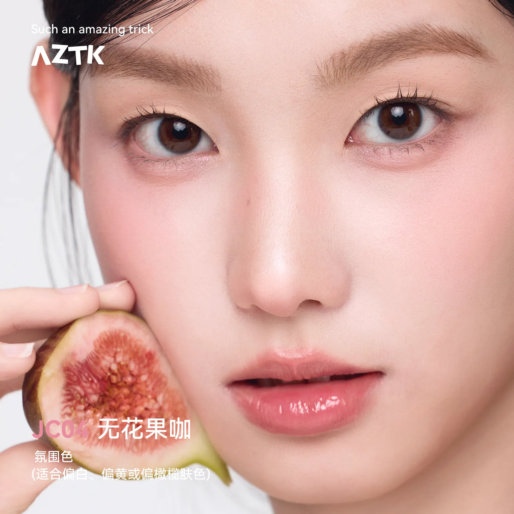 AZTK Liquid Blush Water To Powder Soft Matte Cool Toned Blusher Natural Pink Flush Long Lasting Cheek Tint Makeup