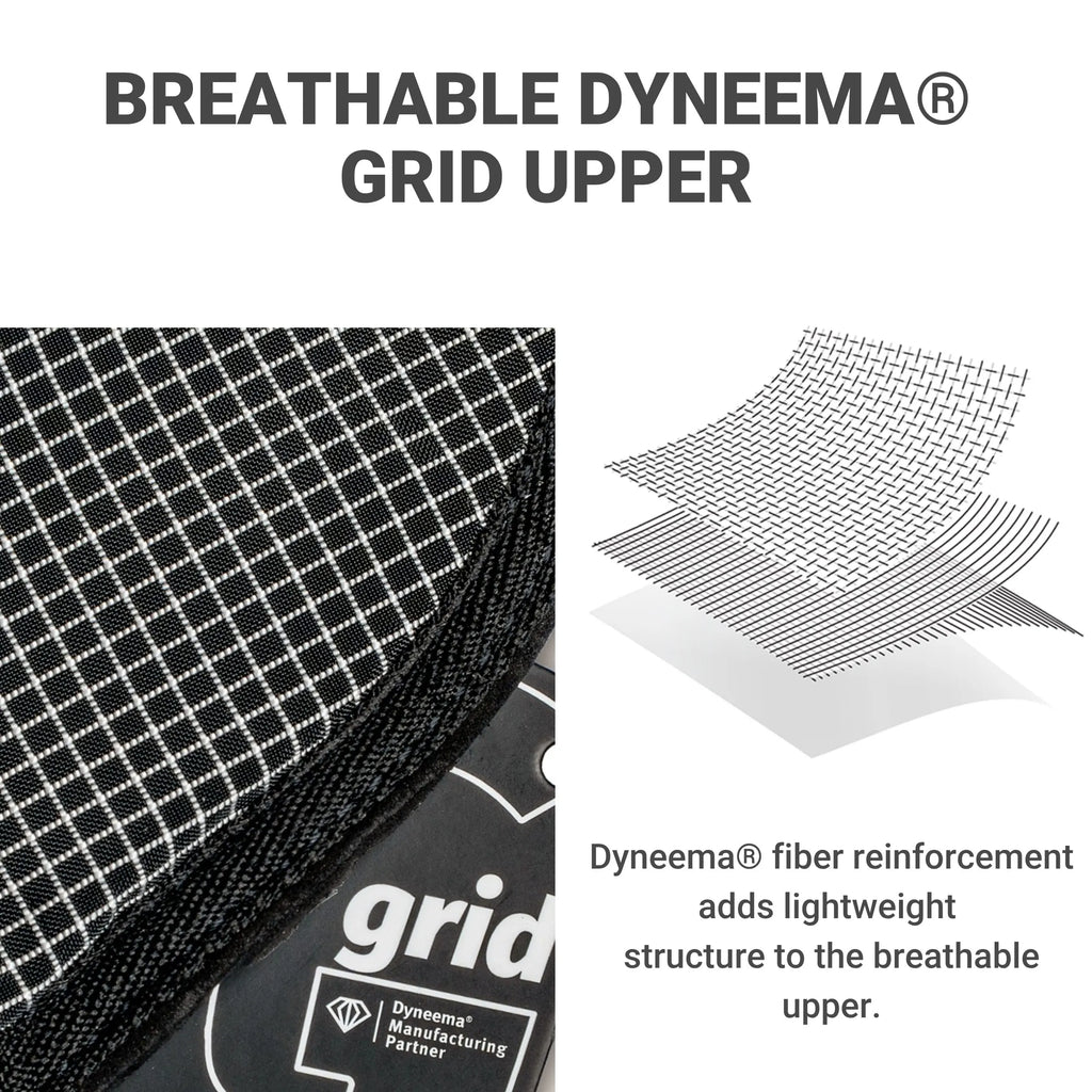[HODR GEAR] Camp Shoes Ultralight Rollable Footwear Breathable Dyneema® Grid Upper Sole Packable Quick-Dry Short Camp Movement