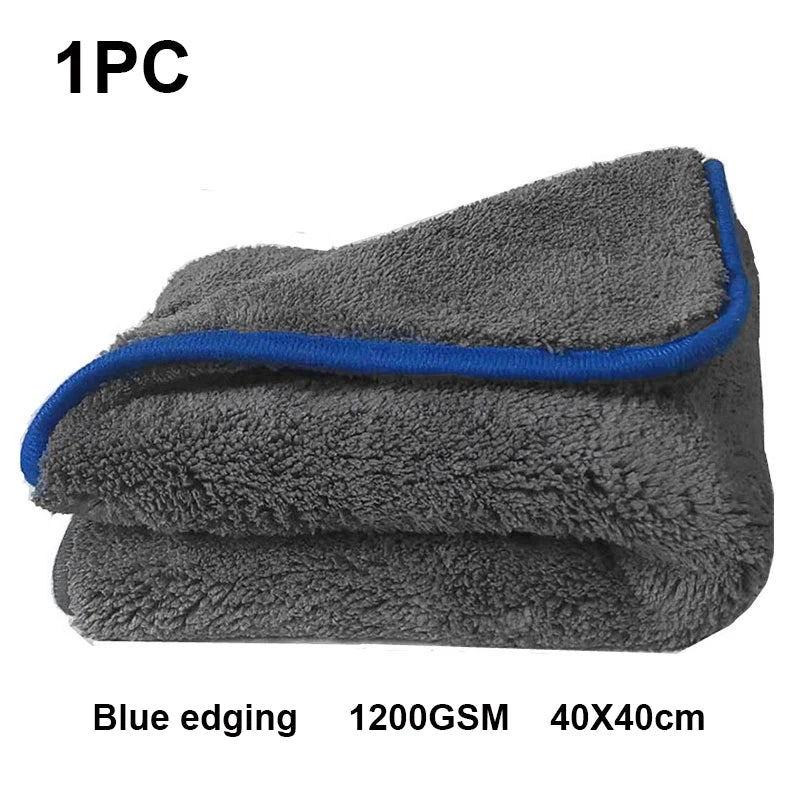 9pcs Car Wash Cleaning Kits Microfiber Auto Detailing Washing Tools Towels Blush Sponge Wash Glove Polish Care Applicator Pads