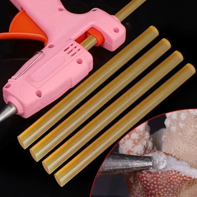 Car Hot Glue Stick Dent Repair Tool - Strong Adhesive Pull Tool Black Hot Glue Stick - Paintless Dent Removal Repair Strip Tools