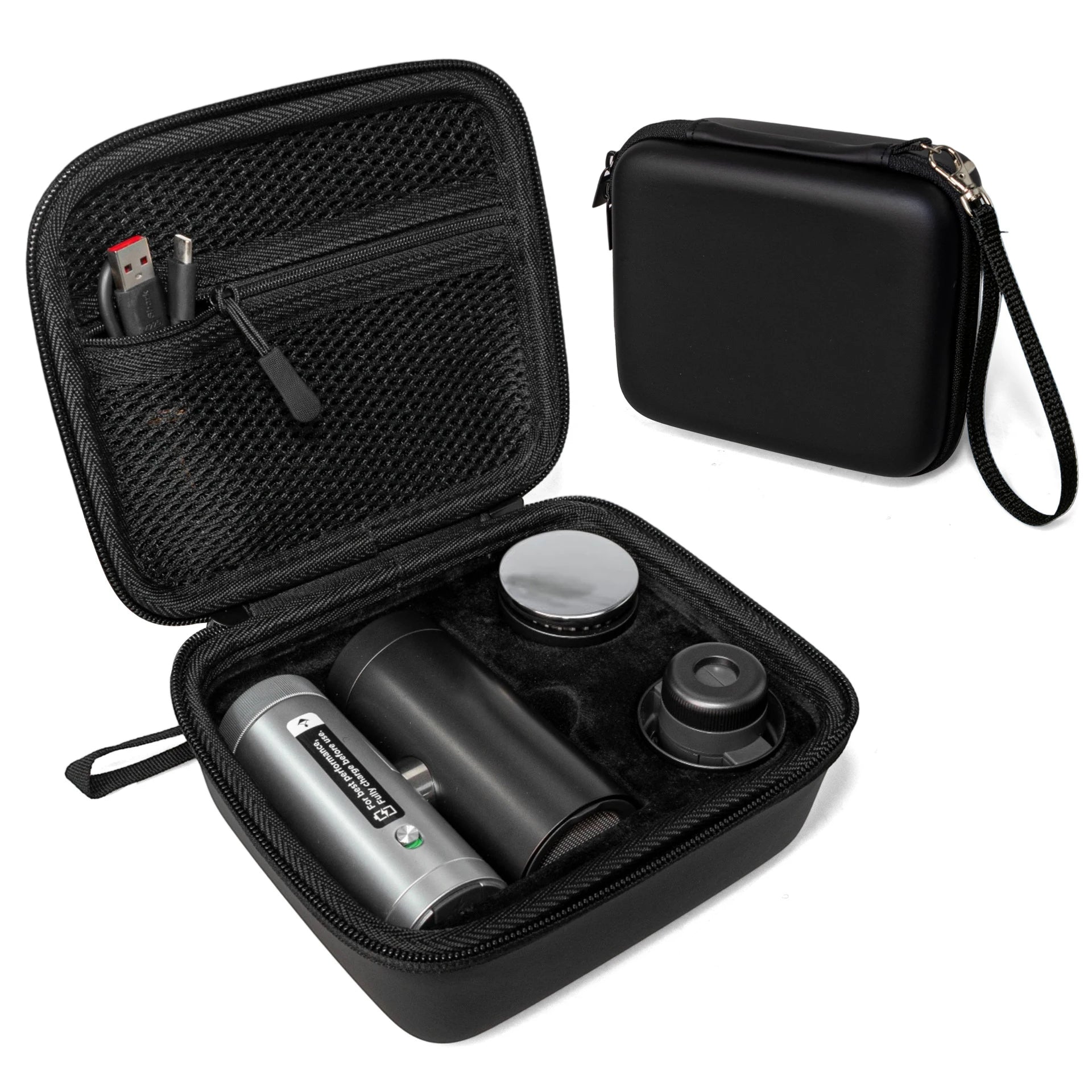 For Shark ChillPill Hard EVA Carrying Case Waterproof Shockproof Portable Travel Storage Bag with Hand Strap 4 Colors