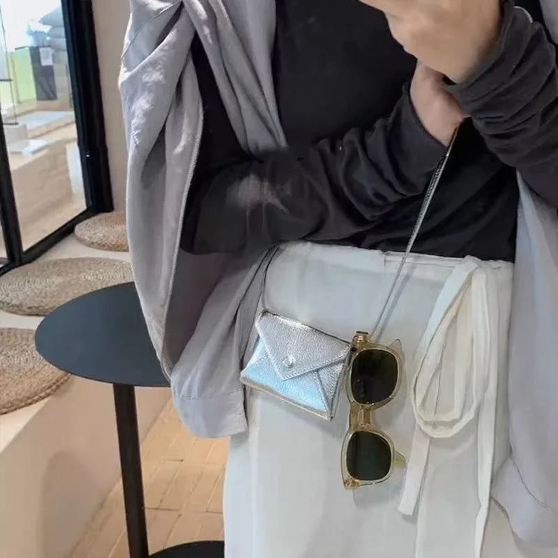 Compact and exquisite coin purse 2024 New mini crossbody bag, waist bag, neck-hanging small bag, card holder, pendant bag