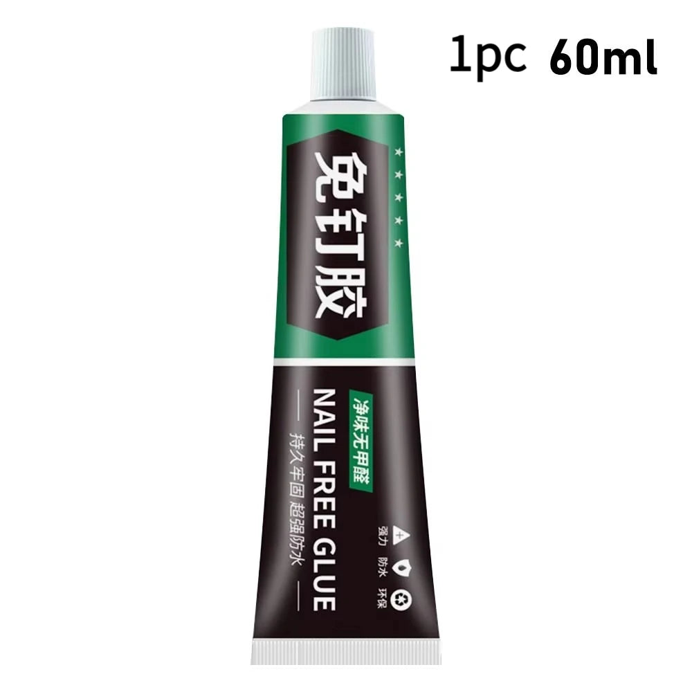 Waterproof Heavy-Duty Multi-Function Glues, 60g No More Nail Glue Adhesive, Invisible Universal Strong Glue For Ceramic Meta