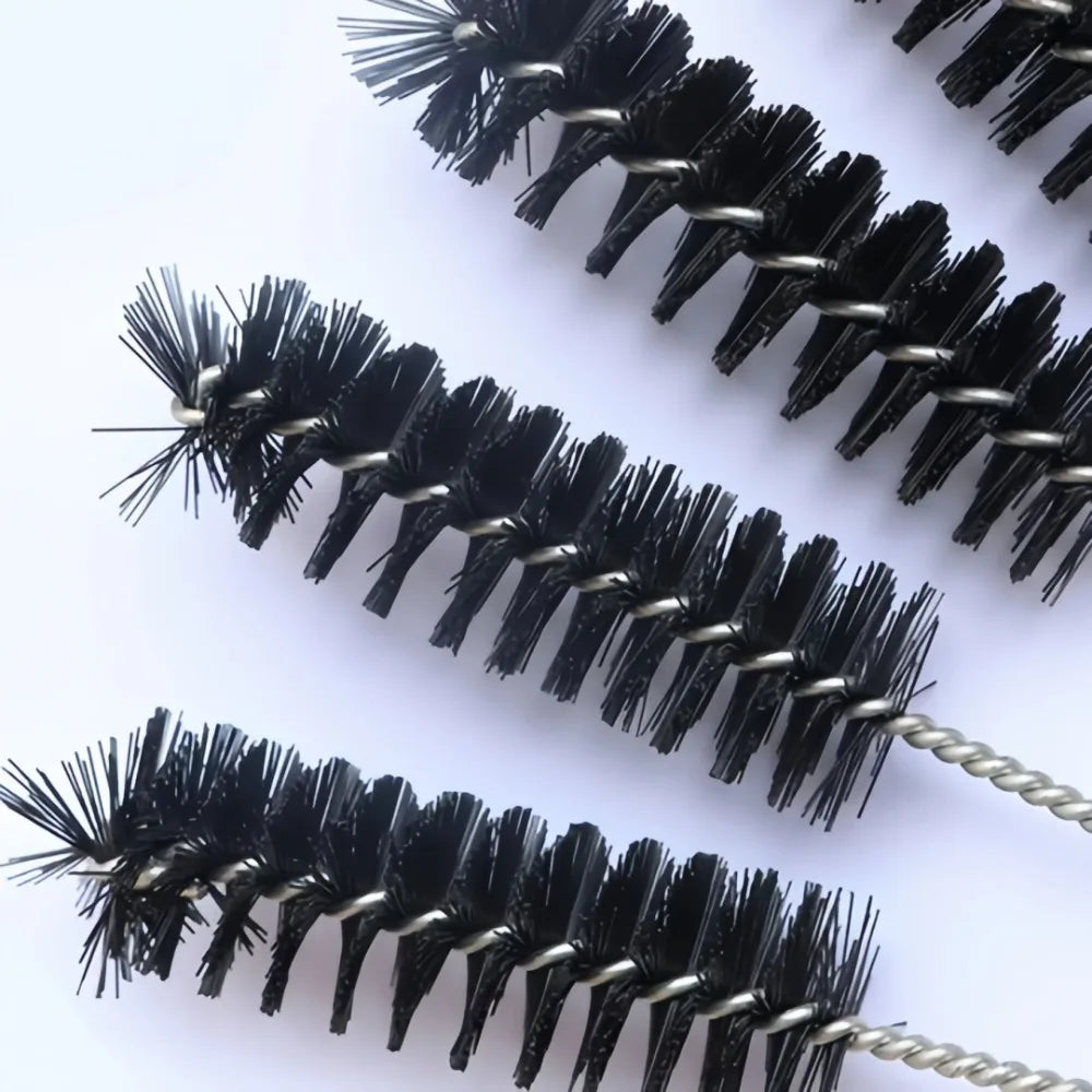 10pc Air Door Carbon Deposit Nylon Cleaning Brush Engine Air Inlet Combustion Chamber Cylinder Brushes Car Detail Wash Tools