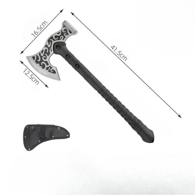 Multi Functional Forged Manganese Steel Tactical Hand Axe Convenient Outdoor Camping Survival Axe Mountain Cutting EDC Tool