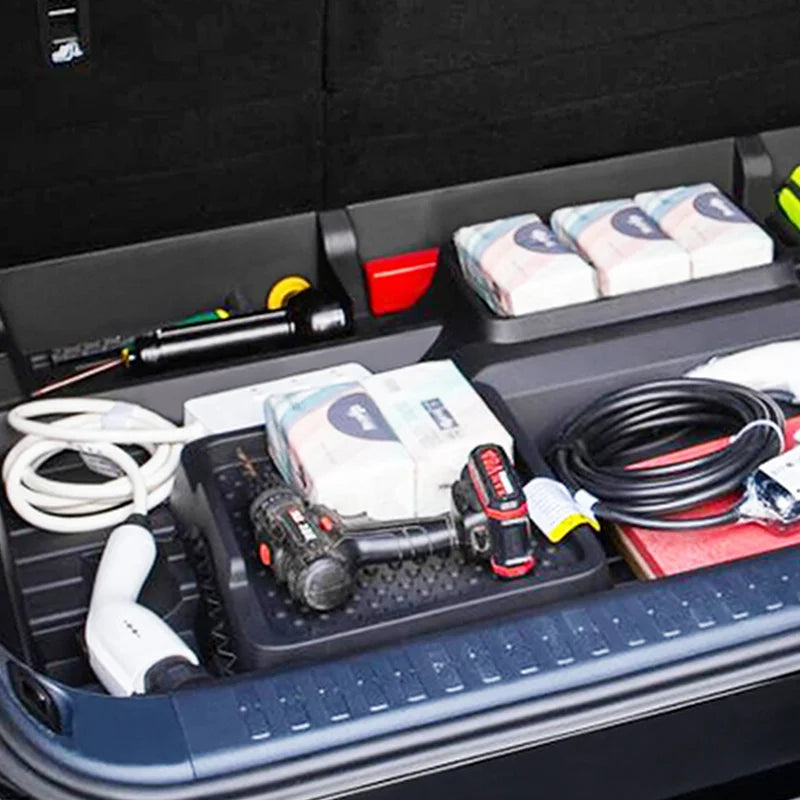 For Equation Leopard 5 DENZA B5 2024 2025 trunk storage box multi-function lower storage trunk storage hidden car accessories