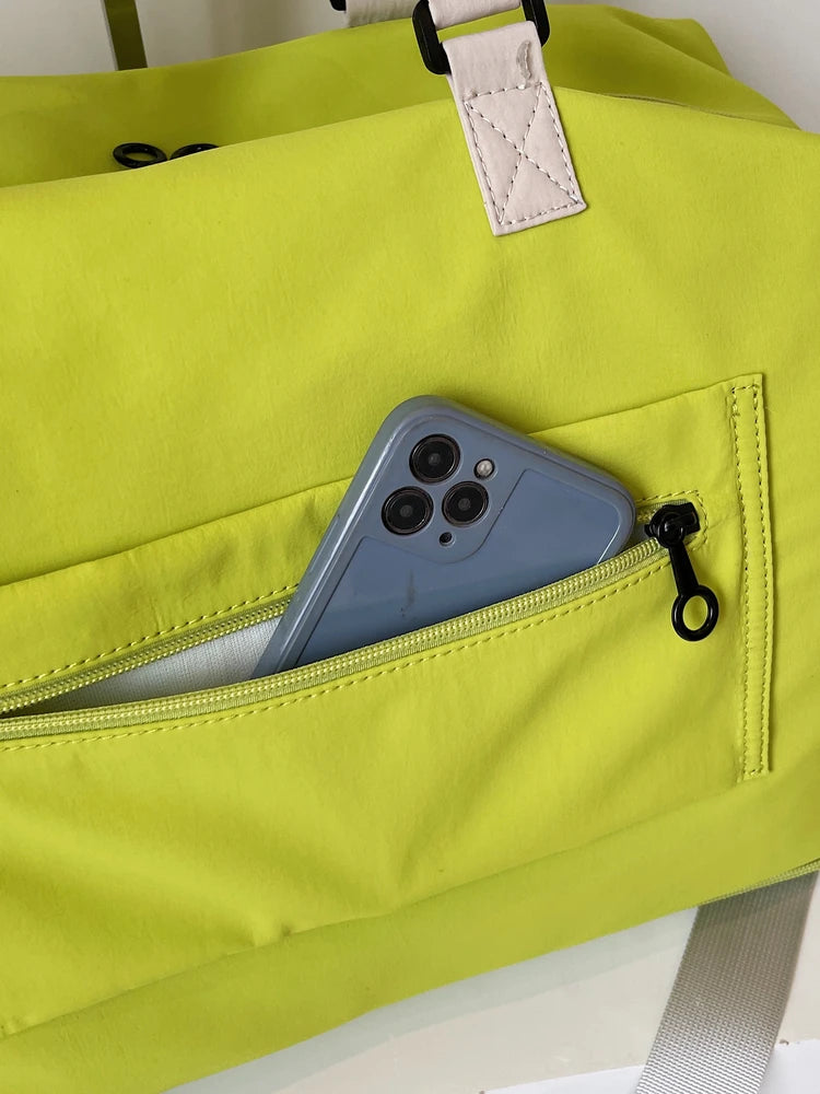 Lightweight Portable Korean Japanese Travel Bag Women's Fitn Bag Materni Bag Ort Trip Handheld Storage Lage Bag
