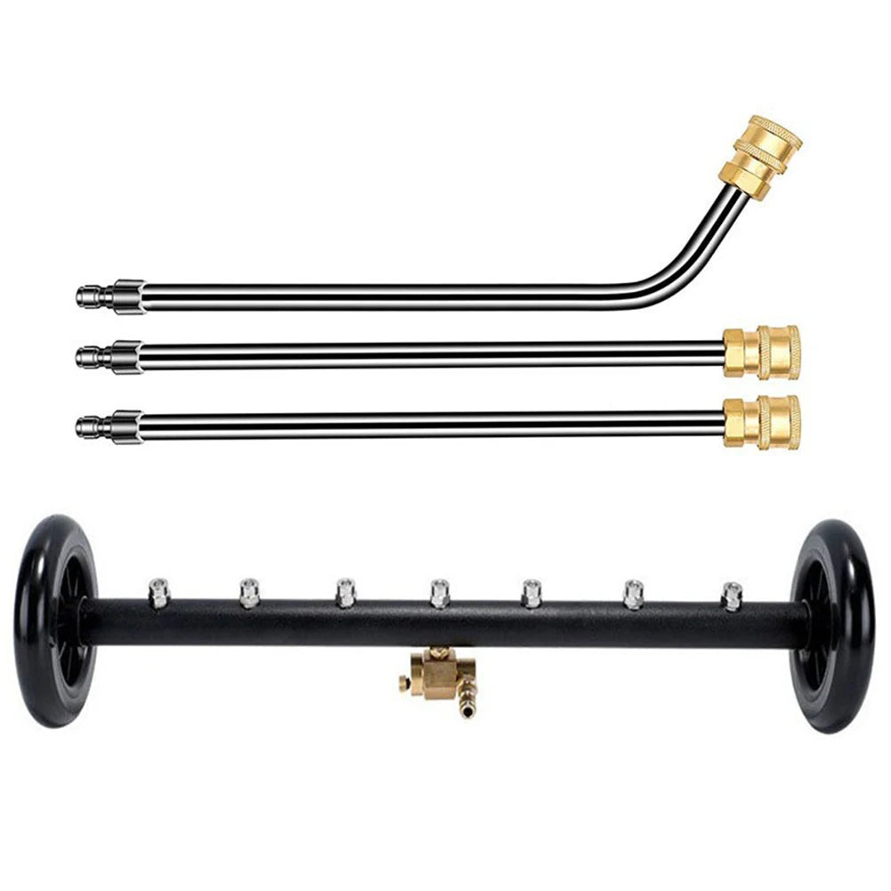 22 Inch High-Pressure Water Broom 1/4 Quick Connector Water Broom Under Car Chassis Floor Wash Car Chassis High Pressure Washer