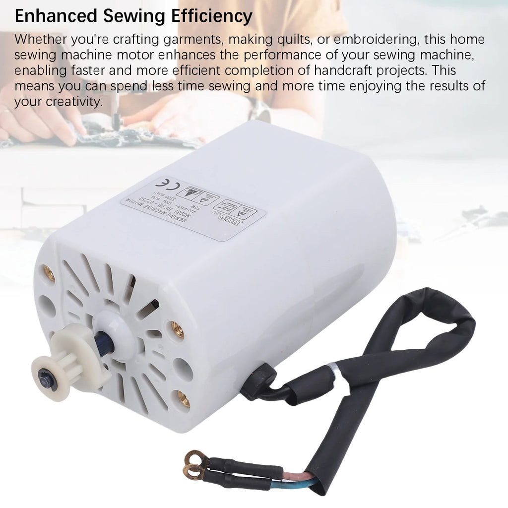 Sewing Machine Motor 70W Multifunctional 5500RPM Powerful Electric Sewing Machine Motor for Home Electric Sewing Machine Motor