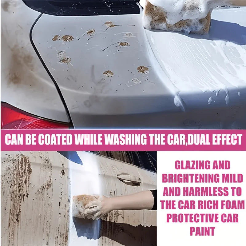 All-In-One Car Wash Liquid - Suitable for Creating a Mirror-Like Shine, Integrating All-In-One Paint Protection And Gloss Restor