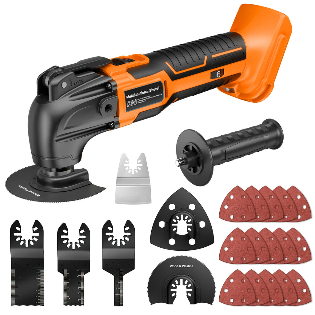 Oscillating Multi Tool For DEWALT 18V Battery Electric Saw Trimmer Oscillating Tool For Cutting Scraping Sanding Power Tool