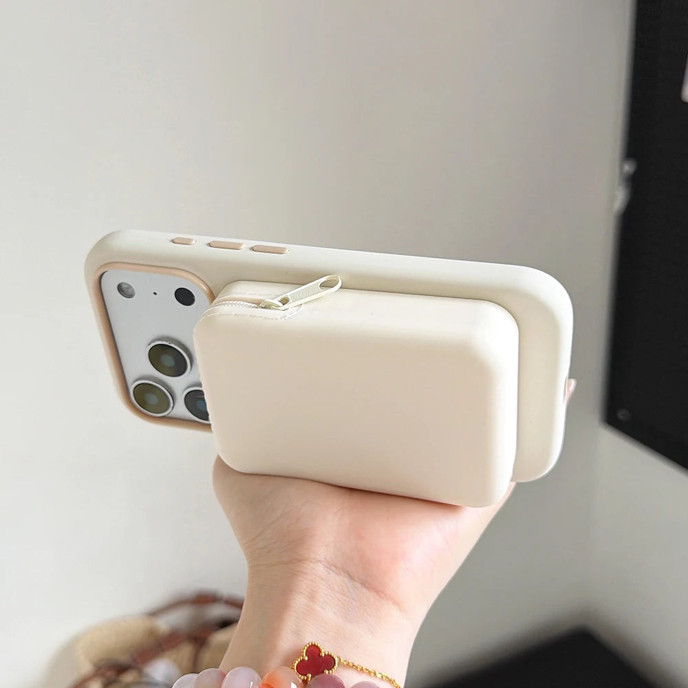 Candy Color Liquid Silicone Mini Zipper Storage Bag Earphone Pouch Lipstick Coins Hair Clips Jewelry Airbuds Case Phone Bracket