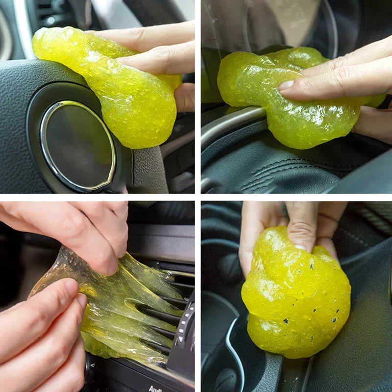 Car Interior Cleaning Glue Gel Slime Dust Clean Clay Auto Vent Magic Dust Remover Glue Computer Keyboard Dirt Cleaner Useful