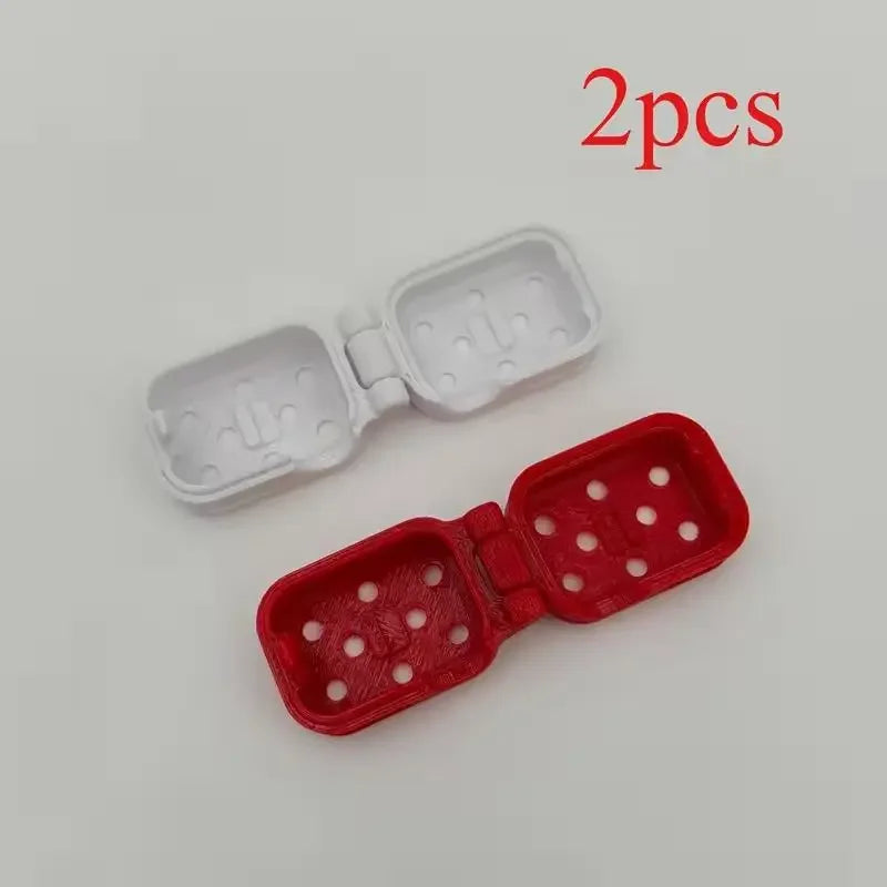 2Pcs Electric Toothbrush Head Travel Case, Ventilated Protective Cover, Lightweight Clean Storage Holder