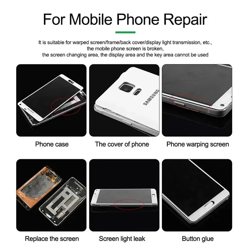 RELIFE 15ML T-7000 B-7000 Multipurpose Transparent Black Adhesive for Mobile Phone Border LCD Display Back Cover Repair Tools