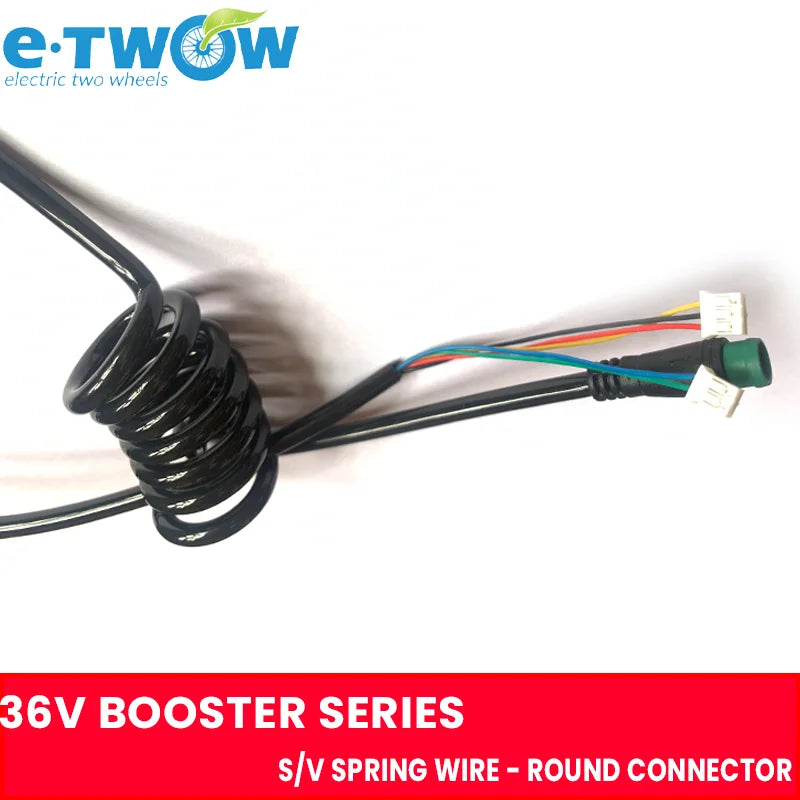 Original ETWOW Spring Wire Comunication Line From Display To Controller for E-TWOW Electric Scooter