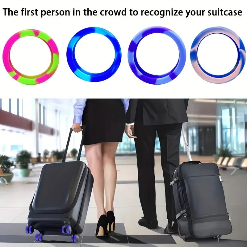 8Pcs/Set Luggage Wheels,Silent Protective Cover,Suitcase,Travel Box,Wheels,Anti-skid Cover,Wear-resistant Rubber Cover