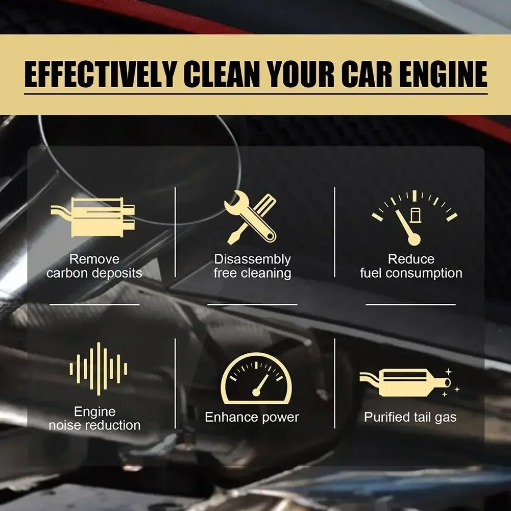 30ML Car Engine Catalyst Converter Cleaner No Disassembly Carbon Remover Exhaust Car Emission Easy To Clean