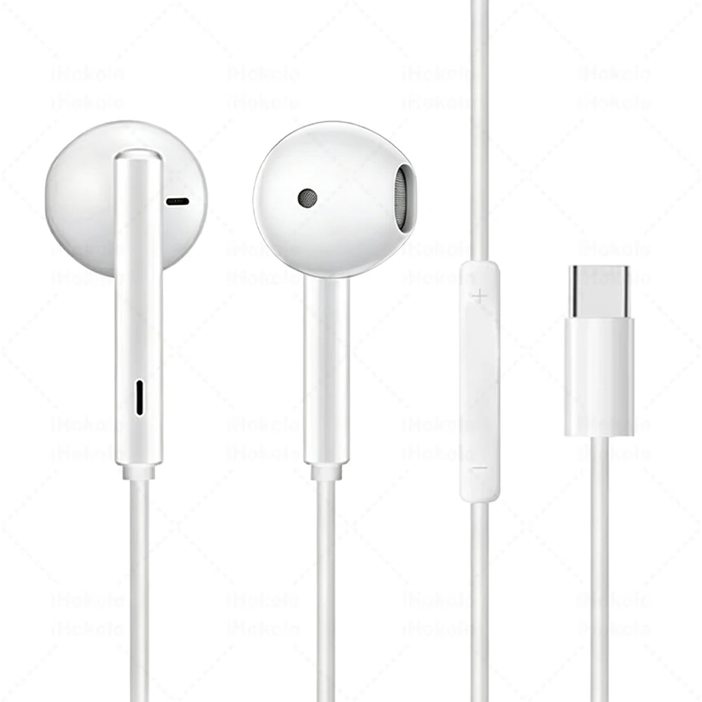 Original Headphones For Apple iPhone 17 16 15 Pro Max 14 13 12 11 USB-C Lightning 3.5mm Wired Earphone X 6 7 8 Phone Accessories