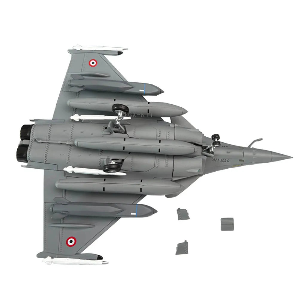 1/72 Scale France Air Force Rafale Fighter Jet Airplane Metal Military Finished Alloy Diecast Simulation Aircraft Model