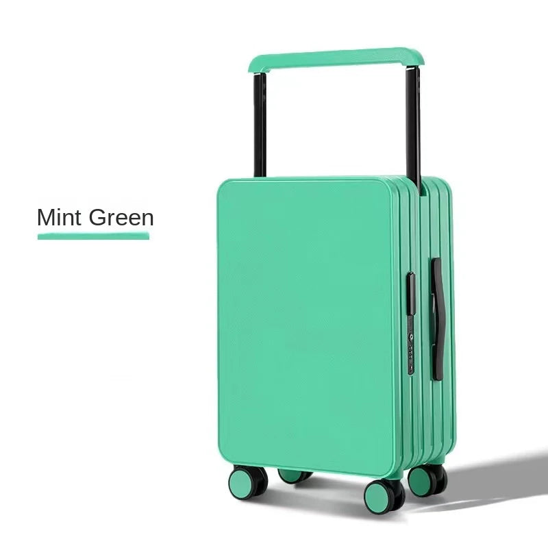 Wide-Handle Luggage Suitcase for Women and Men 20-26 inch Travel Suitcase Cabin Bag Large Capacity Luggage with Smooth Wheels