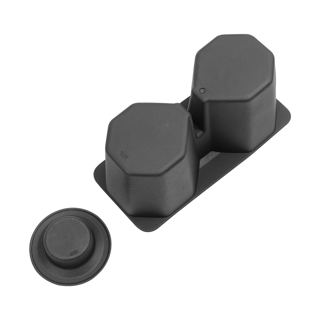 LUCKEASY for Mitsubishi Triton 2024 2025 Cup Holder Central Console Water Cup Holder TPE Drinks Holder Storage Case Accessories