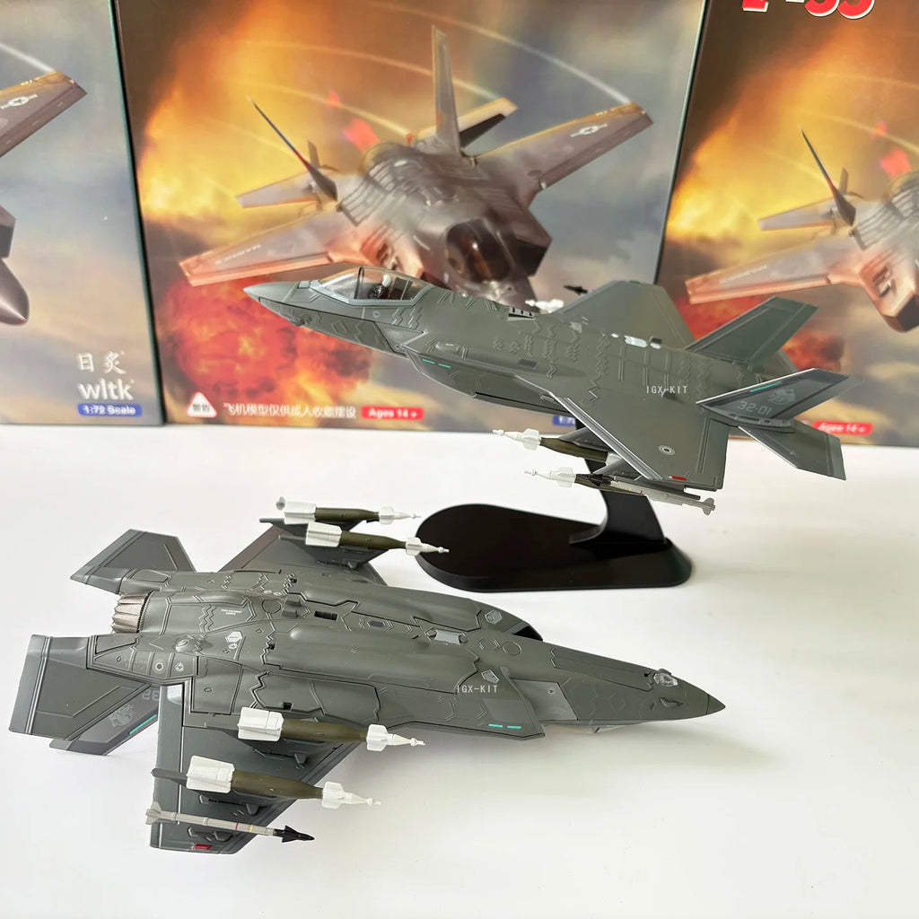 1/72 Scale US Army F-35 F-35A F35 Lightning II Joint Strike Jet Fighter Diecast Metal Finished Plane Model Collection Ornament