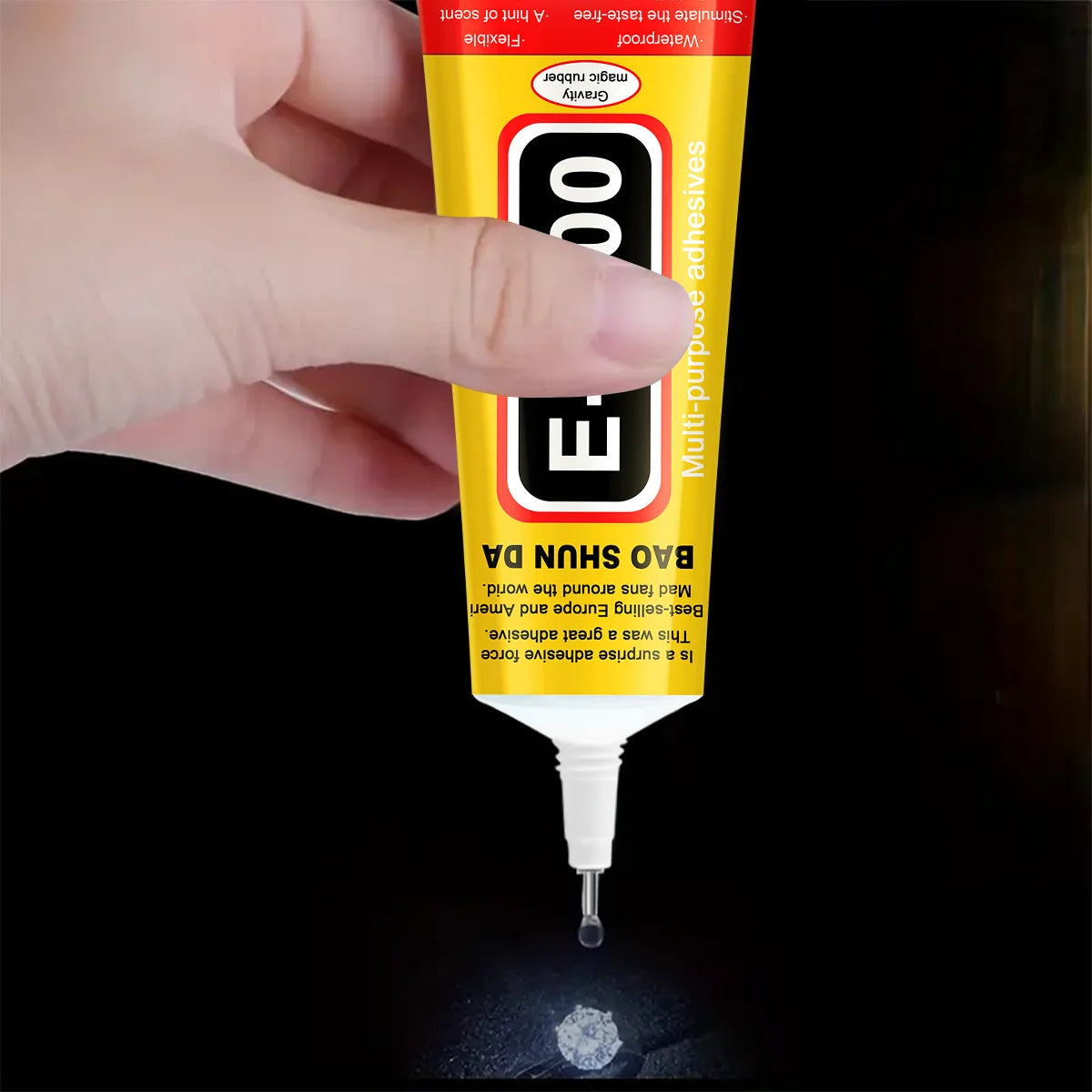 15/25/50/110ml E8000 Glue 110ml  Mobile Phone Screen Repair High-Strength Transparent Super Screen Border Adhesive Glass Jewelry DIY Crafts Universal Touch Screen Tools.